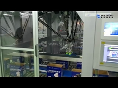 Proces pracy linii produkcyjnej do wypełniania i sterylizacji zestawów z pomidorowym sosem