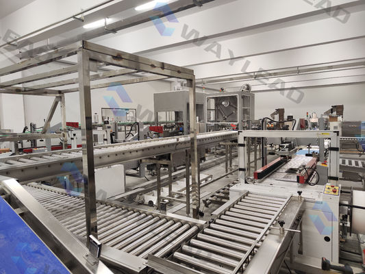 Elektryczna całkowicie automatyczna linia pakowania Maszyna rozpakowania Zasada napełniania Ciśnienie