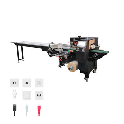 Maszyna do pakowania żywności 220V/50Hz Maszyna do pakowania ciastek 30-450 opakowań na minutę