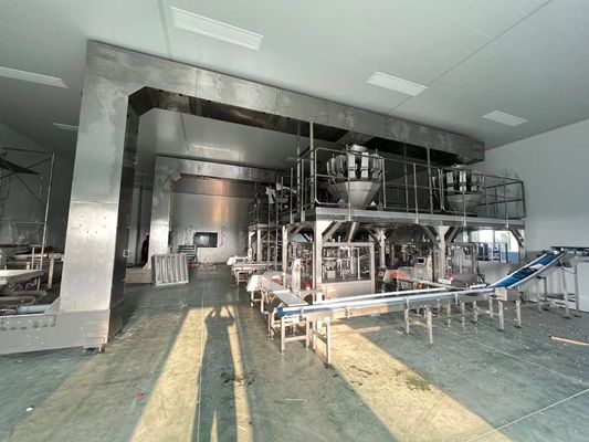30 M/min Prędkość podawania System sterowania PLC Automatyczna linia pakowania dla 250-350g/m2 Wielkość kartonu