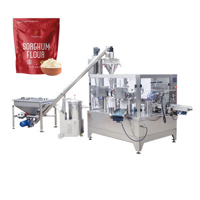 Automatyczne maszyny do pakowania Matcha Food Doy Packing Filling Stand Up Zipper Bags Nuts Seasoning Spice Powder Packing Machine