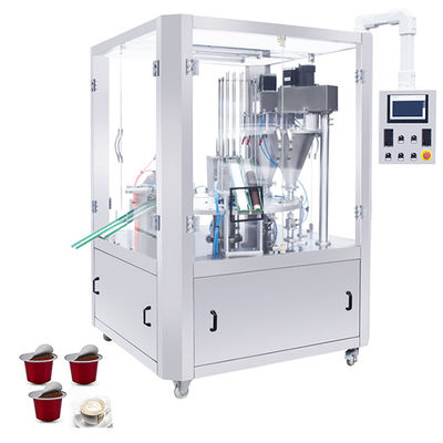 Maszyna do wypełniania kawy automatyczna rotacyjna 5g 15g 20g K-cup Coffee Tea Powder Filling And Sealing Machine